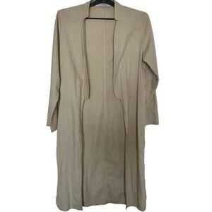 Hannah Lavery Linen Blend Open Front Duster Size 10